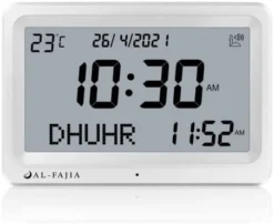 Automatic Worldwide Digital 8 Azan Prayer Sounds Islamic Wall And Desk Clock For USA FAJ-113 - Jet Black 15 Automatic Worldwide Digital 8 Azan Prayer Sounds Islamic Wall And Desk Clock For USA FAJ-113 - Jet Black -Kitchen Island Sale 31InB98CkWL. AC