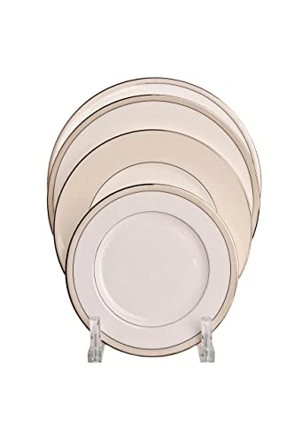 Clear Upright Modern Dinnerware Plate Place Setting 4 To 5 Or More Plate Display Stand (Item #072120), 9 ½ Inches L X 4 ½ Inches W X 4 Inches H 3 Clear Upright Modern Dinnerware Plate Place Setting 4 To 5 Or More Plate Display Stand (Item #072120), 9 ½ Inches L X 4 ½ Inches W X 4 Inches H - Image 3