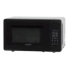 MW71B Microwave Oven 700-Watts Compact With 6 Pre Cooking Settings, Speed Defrost, Electronic Control Panel And Glass Turntable, Black