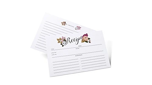 Polite Society White Floral Recipe Box | 24 Size 4x6 Recipe Cards & 12 Dividers | Vintage Style Recipe Tin 4 Polite Society White Floral Recipe Box | 24 Size 4x6 Recipe Cards & 12 Dividers | Vintage Style Recipe Tin - Image 4