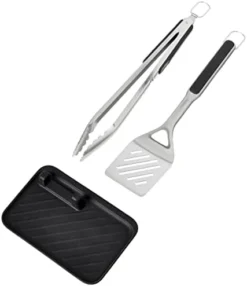 OXO Good Grips Grilling Tools, Tongs And Turner Set, Black -Kitchen Island Sale 31NS1xDUiqL. AC