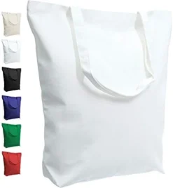 TOPDesign 2 | 6 | 12 Pack Super Strong Large 17.5"x16.5"x5" 10oz Cotton Canvas Tote Bag, Reusable Grocery Shopping Bags, Blank Black Bags For Crafts, DIY Your Creative Designs (Pack Of 2) -Kitchen Island Sale 31Nxfg3u2tL. AC