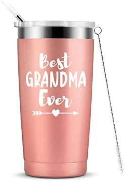 Best Nana Ever Gifts-Grandma Gifts From Grandson,Granddaughter-Valentines Christmas Mothers Day Gifts For Her,Grandma Birthday Gifts-Insulated Travel Mug With Straw And Lid 20oz -Kitchen Island Sale 31ONM1GSJ4L. AC