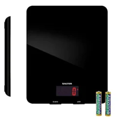Salter Alter 1150 BKDR Glass Electronic Platform Scale - Black -Kitchen Island Sale 31Ph5qkghTL 1