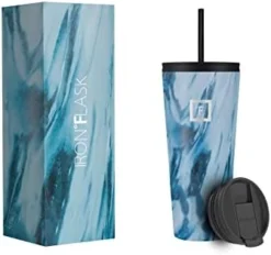 Tumbler With Lid And Straw 2.0-32 Oz, 2 Lids - Airtight Leak-Proof, Durable Stainless Steel Bottle - Double Walled, Hot & Cold Insulated Thermo Tumblers - Coffee & Water Travel Mug -Kitchen Island Sale 31QQXrSqHhL. AC