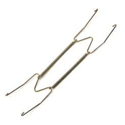 1PCS Plate Hanger 12.01" W Type Stainless Steel Plate Hangers Invisible Wall Hooks For Walls Compatible Decorative Plates Hooks Dish Diaplay Holder Golden