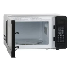 MW71B Microwave Oven 700-Watts Compact With 6 Pre Cooking Settings, Speed Defrost, Electronic Control Panel And Glass Turntable, Black -Kitchen Island Sale 31RSkn6y00L