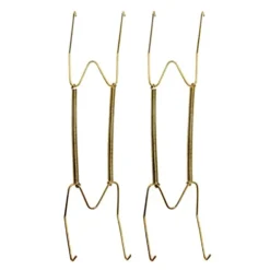 Wall Plate Hangers - Invisible Decorative Dish Holder Stainless Steel Wire Plate Hangers Holders 8 10 12 14 16Inch Wall Hooks Wall Display Hooks For Home Decor(2pcs,size:8in)