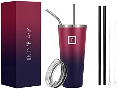 Classic Tumbler - 32 Oz, Vacuum Insulated Stainless Steel, Hot Cold, Double Walled, Thermo Travel Mug, Water Metal Canteen, Dark Rainbow 15 Classic Tumbler - 32 Oz, Vacuum Insulated Stainless Steel, Hot Cold, Double Walled, Thermo Travel Mug, Water Metal Canteen, Dark Rainbow - Image 15