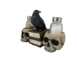Of Wonders Forevermore Flavor Raven Salt And Pepper Shaker Set | Gothic Kitchen Home Decor | Skull And Black Crow Decorative Figurine Statue | Gothic Spice Holder Jars - 8 Of Wonders Forevermore Flavor Raven Salt And Pepper Shaker Set | Gothic Kitchen Home Decor | Skull And Black Crow Decorative Figurine Statue | Gothic Spice Holder Jars - -Kitchen Island Sale 31RezRBjz0L