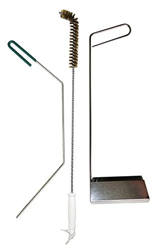 FryOilSaver Co, Fryer Cleaning Tools 3 Piece Set, Deep Fryer Cleaning Rod, High Temp Bristle Fryer Cleaning Brush, Deep Fryer Crumb Scoop, Heat Resistant, Durable, Long Lasting, Best Fryer Tools 1 FryOilSaver Co, Fryer Cleaning Tools 3 Piece Set, Deep Fryer Cleaning Rod, High Temp Bristle Fryer Cleaning Brush, Deep Fryer Crumb Scoop, Heat Resistant, Durable, Long Lasting, Best Fryer Tools