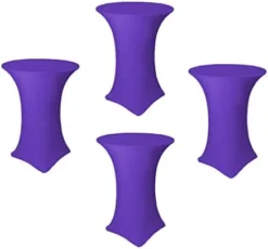 30 X 42 Inch Highboy Cocktail Stretch Spandex Table Cover (Ivory, 1) -Kitchen Island Sale 31T4LkA4stL. AC