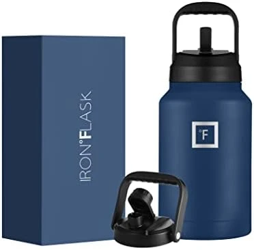 Ports Water Bottle - 128 Oz/One Gallon, 2 Lids, Straw And Spout, Leak Proof, Vacuum Insulated Stainless Steel, Hot Cold, Double Walled, Simple Thermo Mug, Metal Canteen Jug Growler 12 Ports Water Bottle - 128 Oz/One Gallon, 2 Lids, Straw And Spout, Leak Proof, Vacuum Insulated Stainless Steel, Hot Cold, Double Walled, Simple Thermo Mug, Metal Canteen Jug Growler - Image 12