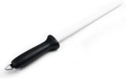 Rockingham Forge White Ceramic Sharpening Rod With Non-Slip Plastic Handle, 10” -Kitchen Island Sale 31UDEAkXiyL. AC 1