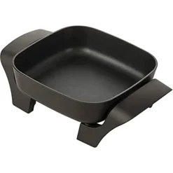 8-Inch Nonstick Electric Skillet - SK46 With Glass Lid, One Size, Black -Kitchen Island Sale 31VWyKKZtLL