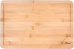 Bamboo Cutting Board Large 15 Inch, With Juice Groove, Handles On Both Sides For Easy Pick Up, Smooth Surface, For Kitchen And Party, Cut Raw Food Such As Meat, Beef And Chicken -Kitchen Island Sale 31VkqKvTY8L. AC