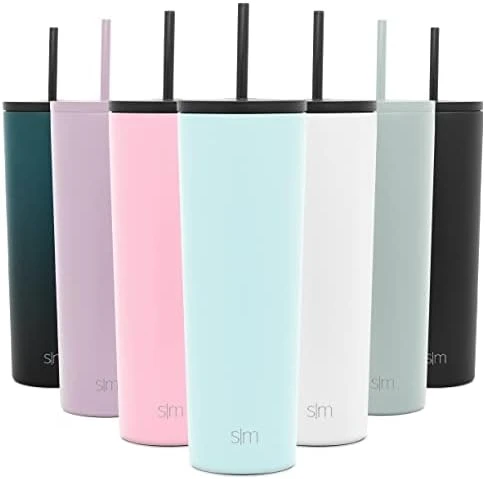 Insulated Tumbler With Lid And Straw | Iced Coffee Cup Reusable Stainless Steel Water Bottle Travel Mug | Gifts For Women Men Her Him | Classic Collection | 28oz | Carrara Marble 12 Insulated Tumbler With Lid And Straw | Iced Coffee Cup Reusable Stainless Steel Water Bottle Travel Mug | Gifts For Women Men Her Him | Classic Collection | 28oz | Carrara Marble - Image 12