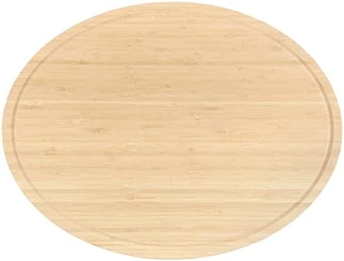 Bamboo Round Cutting And Serving Board, Charcuterie Board - 15" Diameter X 0.75" Thickness - 1 Piece 13 Bamboo Round Cutting And Serving Board, Charcuterie Board - 15" Diameter X 0.75" Thickness - 1 Piece - Image 13