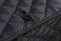 4-Slice Toaster Cover, Kitchen Small Appliance Cover, Universal Size Microwave Oven Dustproof Cover（Black)