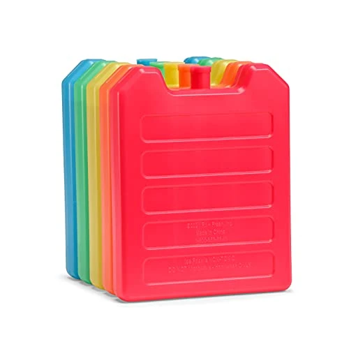Cool Coolers By Fit + Fresh, Days Of The Week Ice Blocks, Colorful & Compact Ice Packs, Perfect For Kids Lunch Box, Insulated Bag, Bento Box, & More, 5PK, Rainbow 1 Cool Coolers By Fit + Fresh, Days Of The Week Ice Blocks, Colorful & Compact Ice Packs, Perfect For Kids Lunch Box, Insulated Bag, Bento Box, & More, 5PK, Rainbow