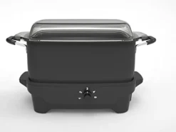 GENERIC Plata 8 QT Flat Base Slow Cooker, 8 Quarts