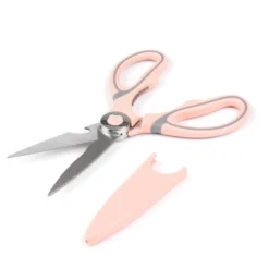 2Pcs Kitchen Shears, Heavy Duty Kitchen Scissors, Multi Purpose Stainless Steel Kitchen Utility Scissors With Cover, Dishwasher Safe Kitchen Shears (2Pcs, Pink) -Kitchen Island Sale 31aLaPANNWL