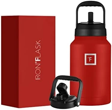 Ports Water Bottle - 128 Oz/One Gallon, 2 Lids, Straw And Spout, Leak Proof, Vacuum Insulated Stainless Steel, Hot Cold, Double Walled, Simple Thermo Mug, Metal Canteen Jug Growler 8 Ports Water Bottle - 128 Oz/One Gallon, 2 Lids, Straw And Spout, Leak Proof, Vacuum Insulated Stainless Steel, Hot Cold, Double Walled, Simple Thermo Mug, Metal Canteen Jug Growler - Image 8