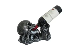 - Gargle Of Wine - Skeleton In Flames Tabletop Wine And Bottle Display Caddy Home Décor Dining Centerpiece Kitchen Accessory Bar Accent, Pewter Finish, 11.5-inch -Kitchen Island Sale 31bxHOEoNrL