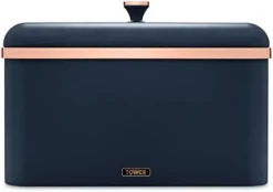 Tower T826130BLK Cavaletto Bread Bin Storage, Carbon Steel, Removable Lid, Black And Rose Gold 18 Tower T826130BLK Cavaletto Bread Bin Storage, Carbon Steel, Removable Lid, Black And Rose Gold -Kitchen Island Sale 31c186cMXxL. AC