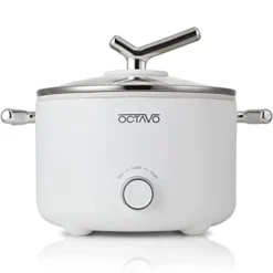 Electric Hot Pot 2L With 1000W Adjustable Power Control, Nonstick Electric Frying Pan, Multifunction Electric Skillet With Tempered Glass Lid For Shabu, Stir-fry