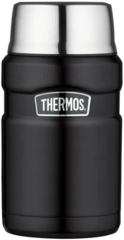 Thermos Stainless King Vacuum-Insulated Food Jar, 24 Ounce, Matte Steel -Kitchen Island Sale 31c9YXr892L. AC