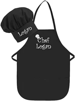 THE APRONPLACE Personalized Chef Any Name Child Apron Regular Add Your Own Name For Kids, Kitchen, Baking -Kitchen Island Sale 31cGPuB4OAL. AC