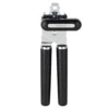 Can Opener, Can Opener Manual With Stainless Steel Sharp Blade - Smooth Edge & Ultra Sharp, Multifunctional Heavy Duty Handheld Can Opener With Anti-slip Hand Grip & Large Turning Knob (Black)