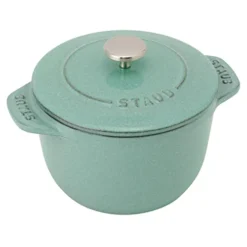 Staub Taub 40508-417 La Cocotte De Gohan Sage Green, S, 4.7 Inches (12 Cm), Rice Cooker, 1 Cup, Cast Enamel, Pot, Rice Cooker, Authentic Japanese Product With Serial Number