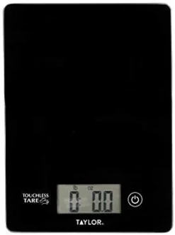Taylor Pro Digital Cooking Scales With Touchless Tare, For Dry & Liquid Weighing, Gift Boxed, Black, 5kg / 5000ml Capacity -Kitchen Island Sale 31e6BBJbmFL. AC