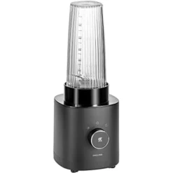 Zwilling Enfinigy Personal Blender, Piranha Teeth Cross Blade For Ultimate Blending, Smoothies, Shakes And More, 20 Fl Oz Breakproof Travel Cup With Lid, BPA Free, Black