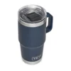 Yeti Rambler 20 Oz Travel Mug, Stainless Steel, Vacuum Insulated With Stronghold Lid