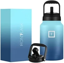 Ports Water Bottle - 128 Oz/One Gallon, 2 Lids, Straw And Spout, Leak Proof, Vacuum Insulated Stainless Steel, Hot Cold, Double Walled, Simple Thermo Mug, Metal Canteen Jug Growler 24 Ports Water Bottle - 128 Oz/One Gallon, 2 Lids, Straw And Spout, Leak Proof, Vacuum Insulated Stainless Steel, Hot Cold, Double Walled, Simple Thermo Mug, Metal Canteen Jug Growler -Kitchen Island Sale 31gA6I8RlfL. AC
