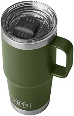Yeti Rambler 20 Oz Travel Mug, Stainless Steel, Vacuum Insulated With Stronghold Lid -Kitchen Island Sale 31gPtKKqKSL. AC