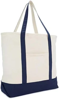 22" Heavy Duty Cotton Canvas Tote Bag (Zippered) -Kitchen Island Sale 31ge5dCIRvL. AC