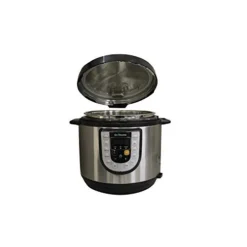 Electric 6 Quart Pressure Cooker Black Digital Display