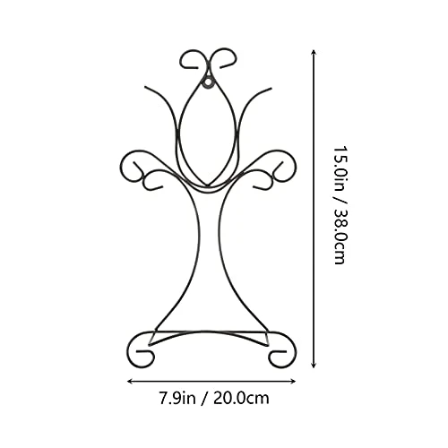 Dish Holder Black Metal Wall Mount Display Easel Horizontal Plate Rack Plate Hanger Plate Hanger Picture Frame Stand For Home Wall Hanging Decoration Ornament Black Style 1 Kids Bookshelf 7 Dish Holder Black Metal Wall Mount Display Easel Horizontal Plate Rack Plate Hanger Plate Hanger Picture Frame Stand For Home Wall Hanging Decoration Ornament Black Style 1 Kids Bookshelf - Image 7