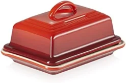 Le Creuset Stoneware European Butter Dish, Cerise -Kitchen Island Sale 31hIAsa5LS. AC