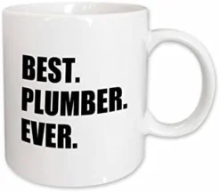 Best Plumber Ever Fun Plumbing Job Appreciation Gift Black Text Two Tone Mug, 1 Count (Pack Of 1) -Kitchen Island Sale 31hqMKwWIjL. AC