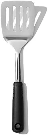 OXO Good Grips Stainless Steel Turner & Good Grips 12-Inch Stainless-Steel Locking Tongs 7 OXO Good Grips Stainless Steel Turner & Good Grips 12-Inch Stainless-Steel Locking Tongs - Image 7