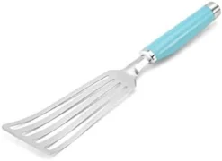 KitchenAid Gourmet Stainless Steel Flex Turner, One Size, Aqua Sky -Kitchen Island Sale 31iUqSNiacL. AC