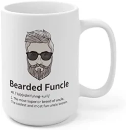 Bearded Funcle Definition Mug Uncle From Niece Nephew Brother Sister Father's Day Funny Ceramic Coffee Cup 11 Oz White 14 Bearded Funcle Definition Mug Uncle From Niece Nephew Brother Sister Father's Day Funny Ceramic Coffee Cup 11 Oz White -Kitchen Island Sale 31kN9P3zh4L. AC