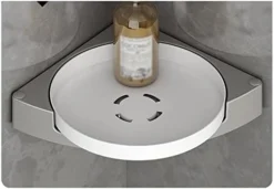  CLUB 10 Inch Rotating Lazy Susan Organizer - Non-Skid Lazy Susan Turntable For Spice Rack/Cabinet/Pantry/Refrigerator - Perfect For Kitchen/Bathroom/Office - (White & Gray) -Kitchen Island Sale 31kNHzpSl4L. AC