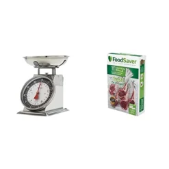 Taylor Mechanical Kitchen Weighing Food Scale Weighs Up To 11lbs, Measures In Grams And Ounces, Black And Silver -Kitchen Island Sale 31kplqOjRHL