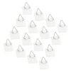 GSHLLO 20 Pcs Plastic Invisible Plate Hangers Adhesive Plate Hooks Vertical Plate Holders Wall Hooks For Decorative Plates Pictures